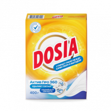 Стиральный порошок автомат Dosia (Дося) Альпийская свежесть, 400 г