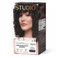 Краска для волос Studio (Студио) тон 3.45 - Темно-каштановый