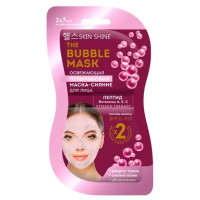 Маска-сияние для лица SKIN SHINE Освежающая пузырьковая THE BUBBLE MASK, 14 мл Маска-сияние для лица SKIN SHINE Освежающая пузырьковая THE BUBBLE MASK, 14 мл