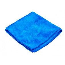 Салфетка из микрофибры (30*30) (без упаковки) Плюш Синяя 280г  м2