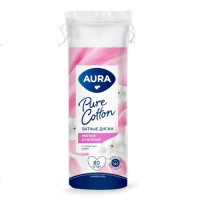 Ватные диски Aura (Аура), 80 шт