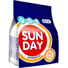 Стиральный порошок автомат Sunday (Сандей) универсальный, 3 кг