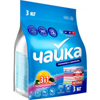Порошок стиральный автомат универсальный Чайка 3в1, 3 кг