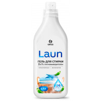 Гель для стирки с пятновыводителем Grass (Грасс) Laun 2в1, 1,7 л