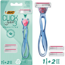 Станок для бритья женский BIC (Бик) Click 3 Soleil Sensitive с двумя кассетами