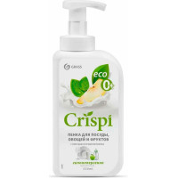 Пенка для мытья посуды Grass (Грасс) Crispi с соком груши и экстрактом базилика, 550 мл