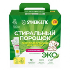 Стиральный порошок Synergetic (Синергетик) 100 стирок, 2.5 кг