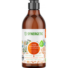 Гель для душа натуральный Synergetic (Синергетик) Карамельное яблоко и Ваниль, 380 мл