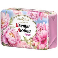 Туалетное мыло Невская косметика Цветы любви Пион, 90 г