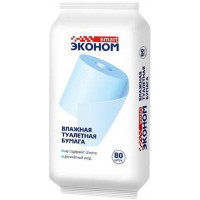 Влажная туалетная бумага Smart (Смарт) Эконом, 80 шт