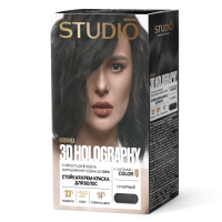 Краска для волос Studio (Студио) тон 1.0 - Черный