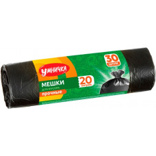 Мешки для мусора Умничка, 20 л/30 шт