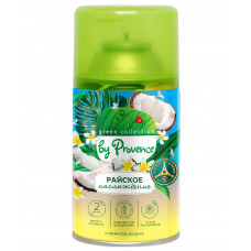 Освежитель воздуха автомат (сменный блок) Green Collection by Provence Райское наслаждение, 250 мл