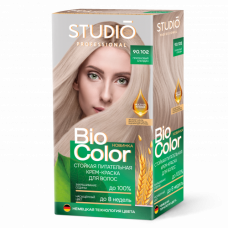 Крем-краска для волос Studio (Студио) Professional BIOcolor, тон 90.102 - Платиновый блондин