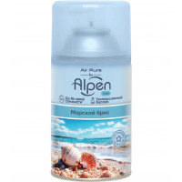 Освежитель воздуха автомат (сменный блок) Alpen (Альпен) Морской бриз, 250 мл