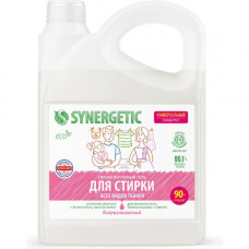 Средство для стирки всех видов тканей Synergetic, гипоаллергенное, 2,75 л