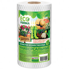 Салфетки универсальные ECO Ferma (соты), спанлейс 45г/м2, 22х23 см, 70 шт