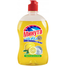 Средство для мытья посуды (гель) Минута Лимон, 500 мл