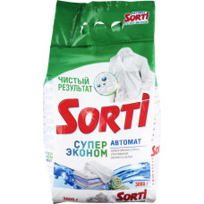 Стиральный порошок автомат Sorti (Сорти) Супер Эконом, 3 кг