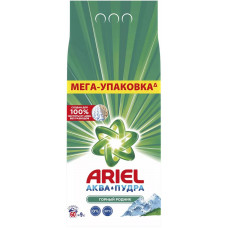 Стиральный порошок автомат Ariel (Ариэль) Аквапудра «Горный родник», 9 кг