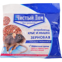 Приманка Чистый Дом, от крыс и мышей, зерновая, 100 г Приманка Чистый Дом, от крыс и мышей, зерновая, 100 г