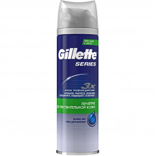 Гель для бритья Gillette (Джилет) Series для чувствительной кожи с Алоэ, 200 мл