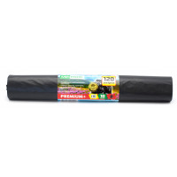 Мешки для мусора ПВД MirPack (МирПак) Premium+, черные, 120 л, 40 мкм, 10 шт
