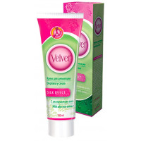 Крем для депиляции Velvet Silk Effect с экстрактом алоэ, 100 мл