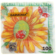 Салфетки Гармония Ромашка, 100 шт