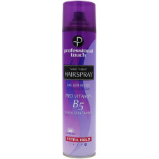 Лак для волос Professional Touch В5 Multi vitamins Экстрасильная фиксация, 265 мл