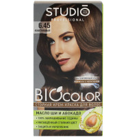 Крем-краска для волос Studio (Студио) Professional BIOcolor, тон 6.45 - Каштановый