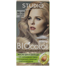 Крем-краска для волос Studio (Студио) Professional BIOcolor, тон 90.108 - Жемчужный блондин