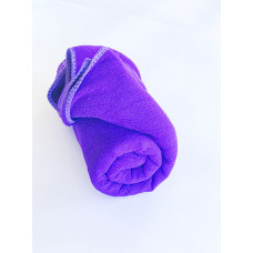 Салфетка из микрофибры (без упаковки), цвет фиолетовый, 80х100 см
