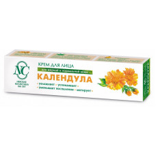 Крем для лица увлажняющий Невская косметика Календула, 40 г