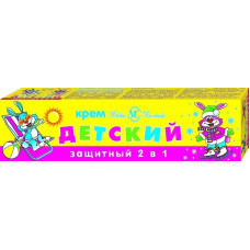 Детский крем косметический защитный Невская Косметика 2в1, 40 мл