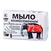 Мыло хозяйственное универсальное 72%, Невская Косметика, 180 г
