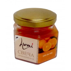 Свеча ароматическая Lumi Апельсин, банка 120 г Свеча ароматическая Lumi Апельсин, банка 120 г