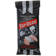 Салфетки влажные для очистки рук Top Gear с антибактериальным эффектом, 30 шт