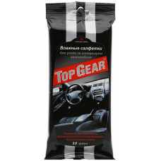 Салфетки влажные для салона автомобиля Top Gear, 30 шт