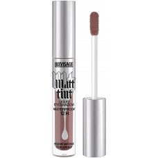 Матовые жидкие водостойкие тени для век LuxVisage Matt tint 12H, тон 110 - Dark Chocolate
