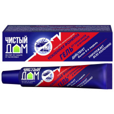 Гель от тараканов усиленного действия Чистый Дом, туба, 50 мл