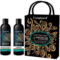 Подарочный набор Compliment Argan oil (шампунь 250 мл, бальзам для волос 250 мл)