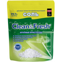 Соль гранулированная для посудомоечных машин Clean & Fresh, 1500 г