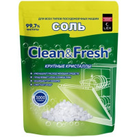 Соль гранулированная для посудомоечных машин Clean & Fresh, 3000 г