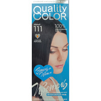 Краска-гель для волос Estel Quality Color Цветель 111 - Черный Краска-гель для волос Estel Quality Color Цветель 111 - Черный