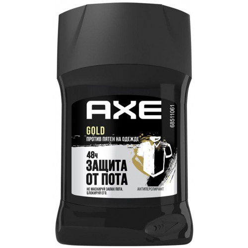 Антиперспирант стик Axe (Акс) Gold Защита от пятен, 50 мл Антиперспирант стик Axe (Акс) Gold Защита от пятен, 50 мл