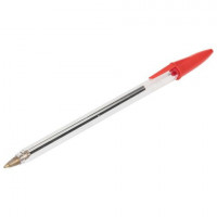 Ручка шариковая Staff (Стафф) Basic Budget BP-02, цвет черный, письмо 500 м, длина корпуса 13,5 см, линия письма 0,5 мм