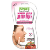 Крем-депилятор для лица АртКолор Lady's Comfort Naturals деликатный, саше 2*5 мл