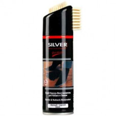 Спрей-краска для замши и нубука Silver (Сильвер) черный, 200 мл
