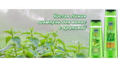Новинка: Чистая Линия шампунь для волос с крапивой
